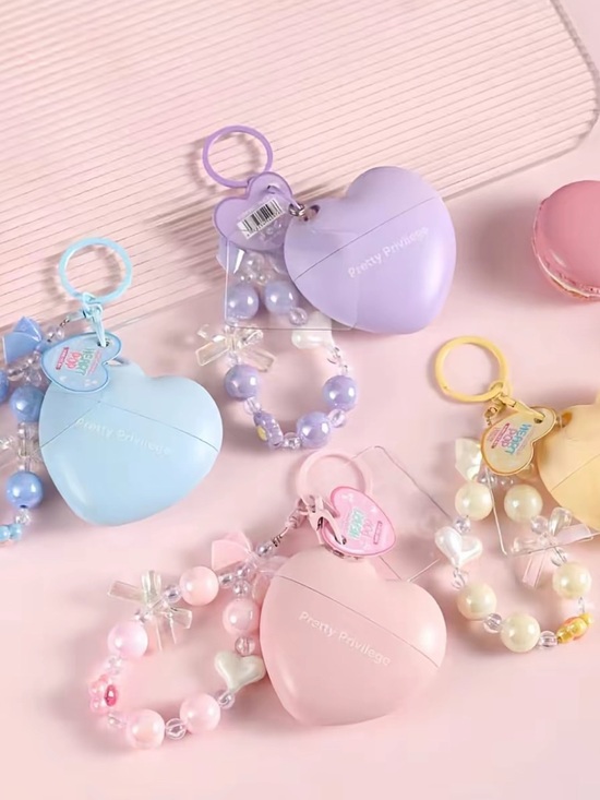 pretty privilege Accessories - Pretty Privilege Heart Pop Moisturizing Hand Cream Keychain Bag Charm